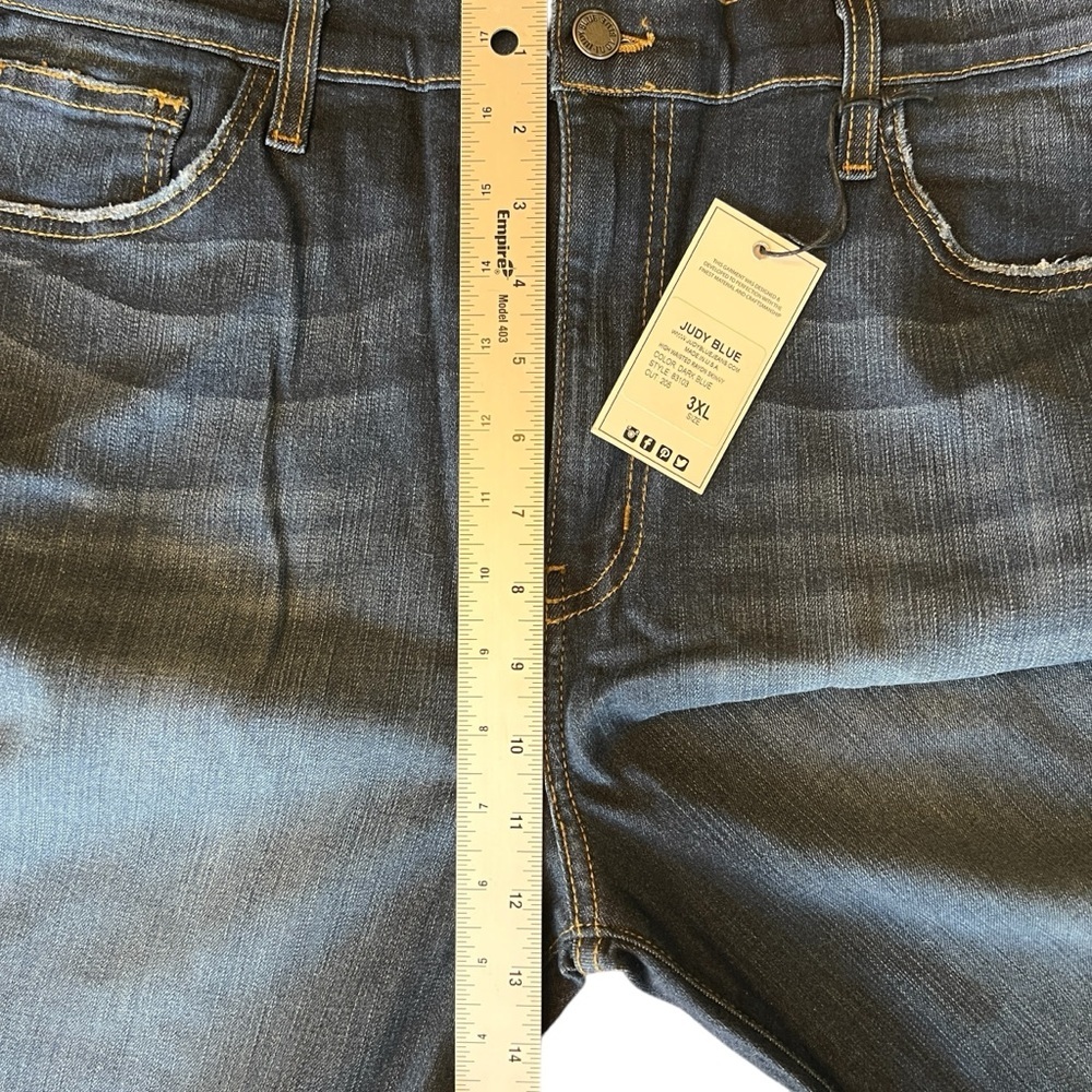 NWT Judy Blue Women’s High Waisted Rayon Skinny Size 3XL - Picture 10 of 11